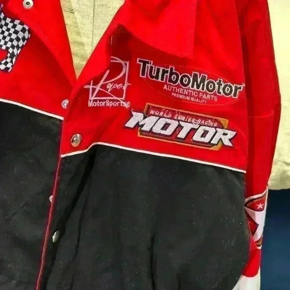 Fashion nova red bomber jacket size 2X - Picture 2 of 5